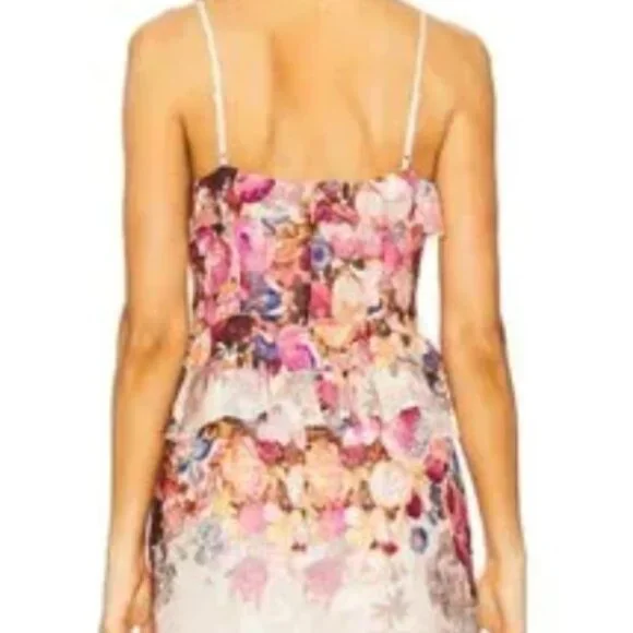 NWT ELLIATT Perla Maxi Dress in Floral Multi Pink White Formal Gown  M MSRP 315 - Picture 2 of 7